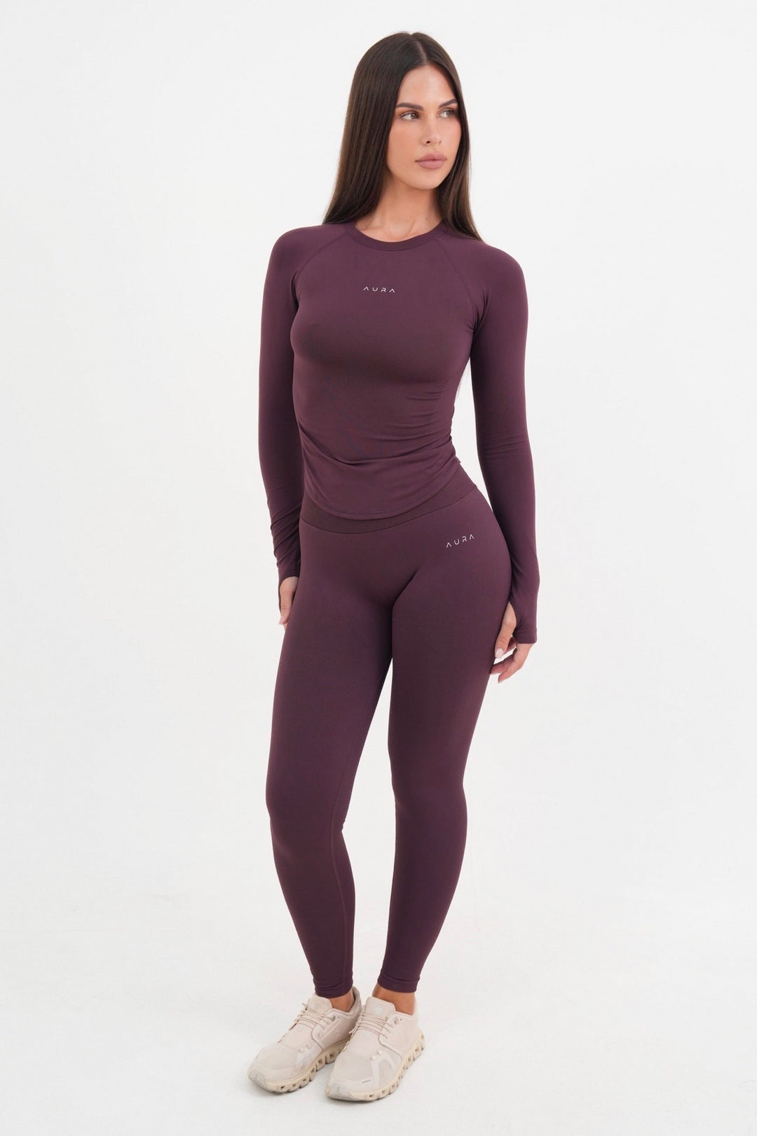Form Scrunch Leggings, Merlot
