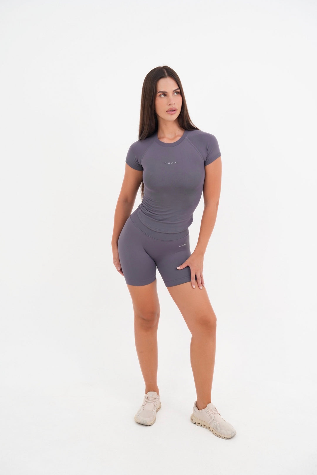Form Scrunch Shorts, Dusk