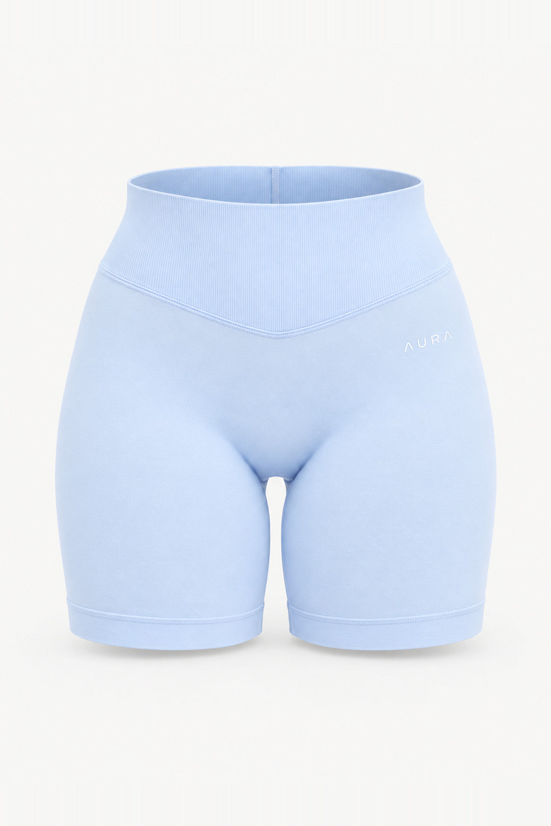 Form Scrunch Shorts, Lagoon ghost mannequin
