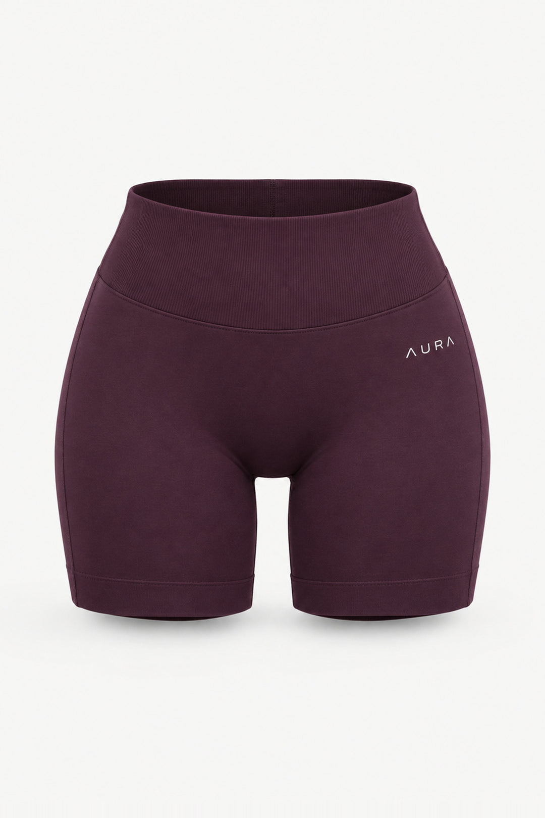 Form Scrunch Shorts, Merlot ghost mannequin