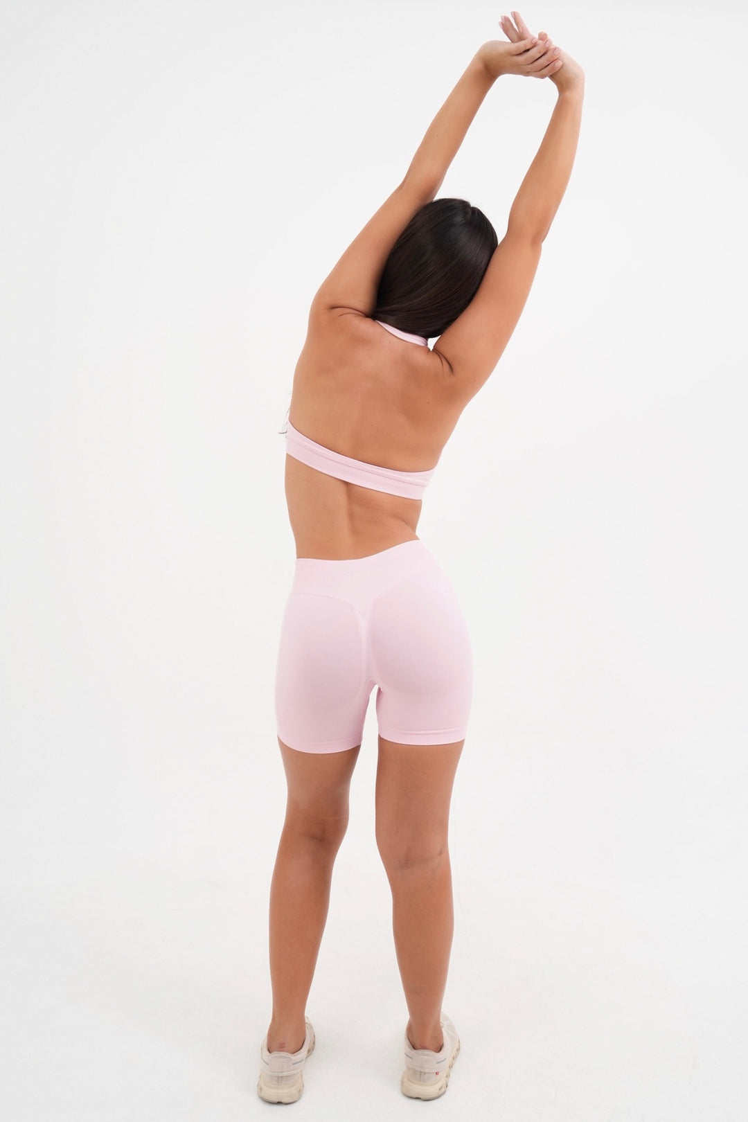 Form Halter Crop, Pink Blush