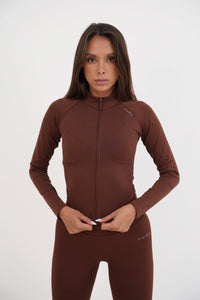 Form Fitted Zip Jacket