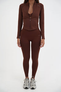Form Fitted Zip Jacket