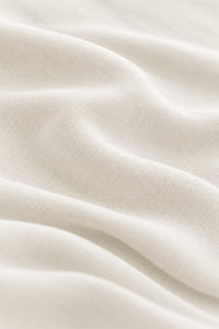 Form Scrunch Shorts, Ivory fabric texture