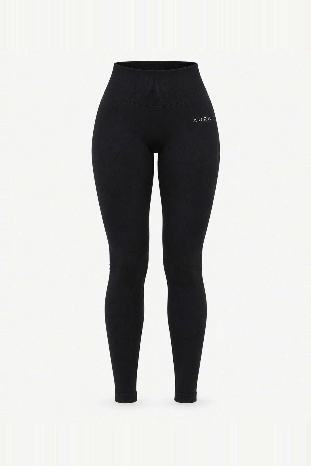 Form Scrunch Leggings, Black ghost mannequin