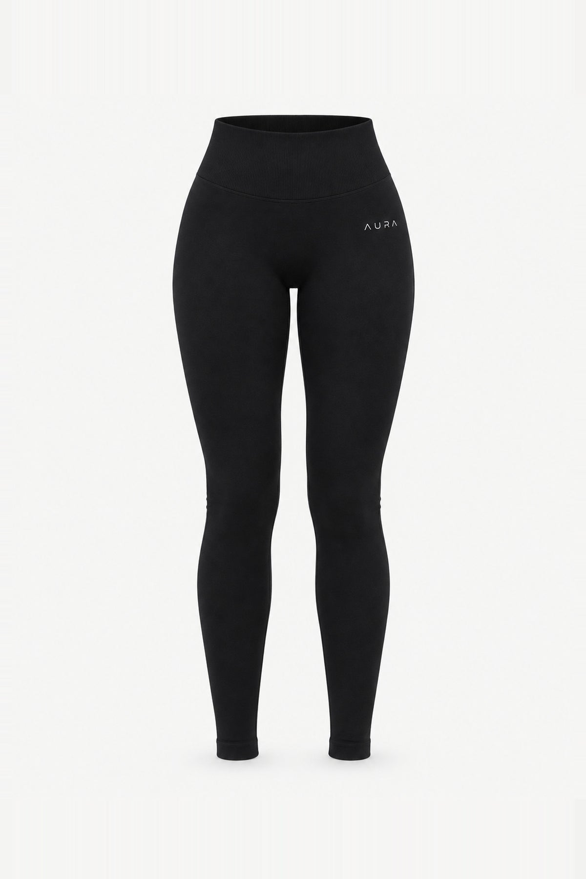 Form Scrunch Leggings, Black ghost mannequin