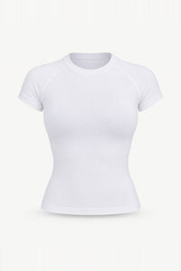 Form Fitted Tee, White ghost mannequin
