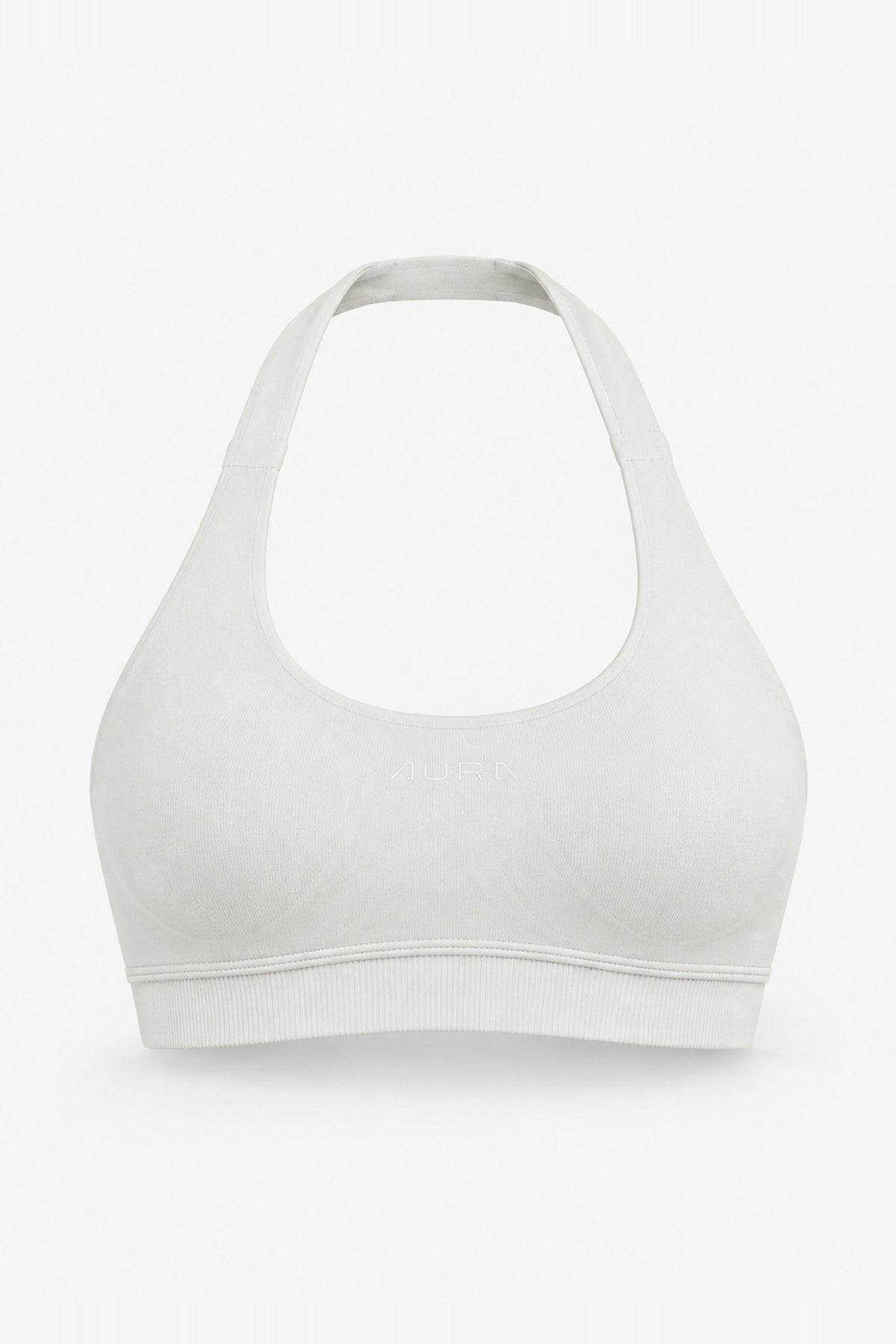 Form Halter Crop, Ivory ghost mannequin
