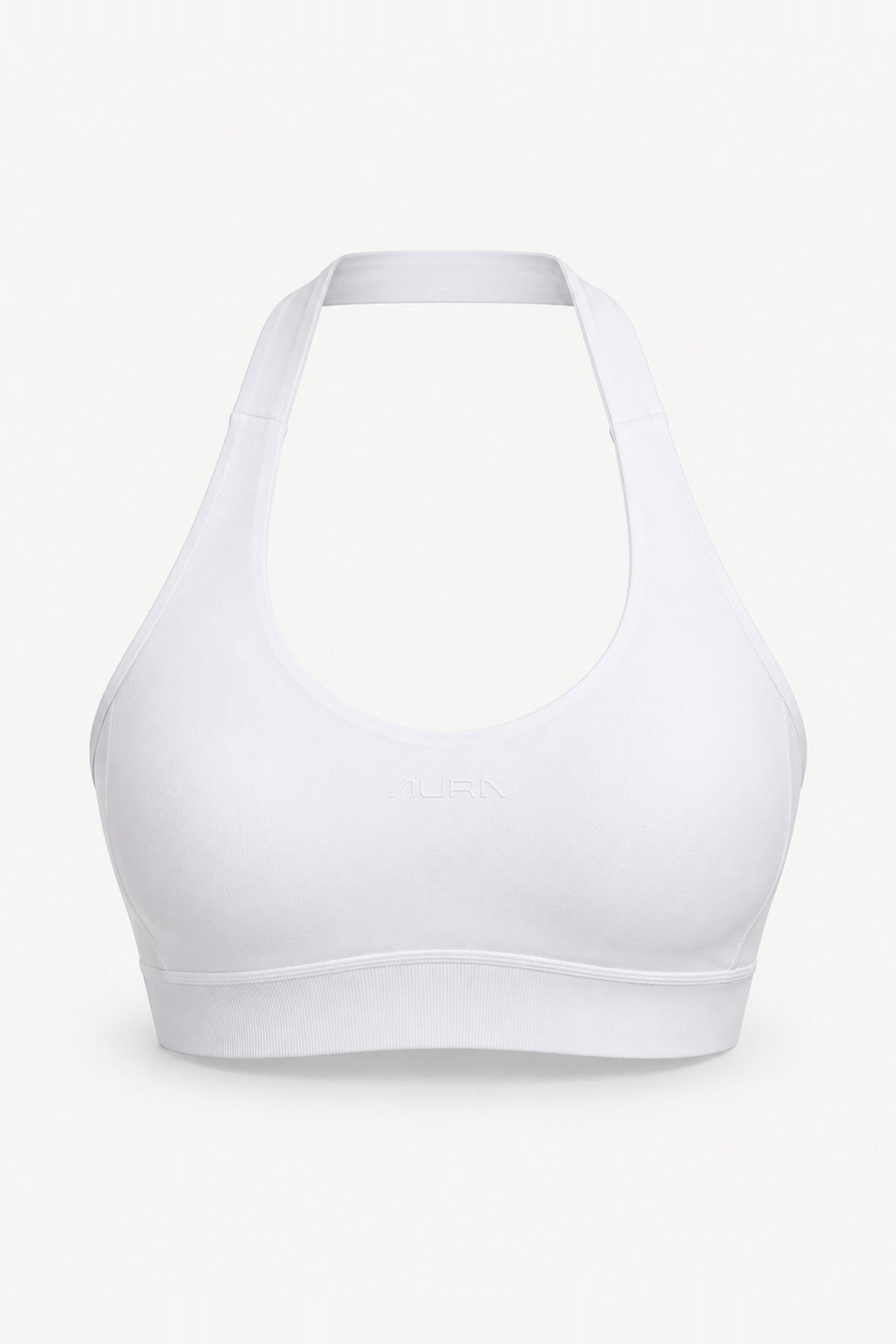 Form Halter Crop, White ghost mannequin