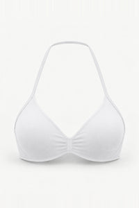 Form Micro Bra, White ghost mannequin