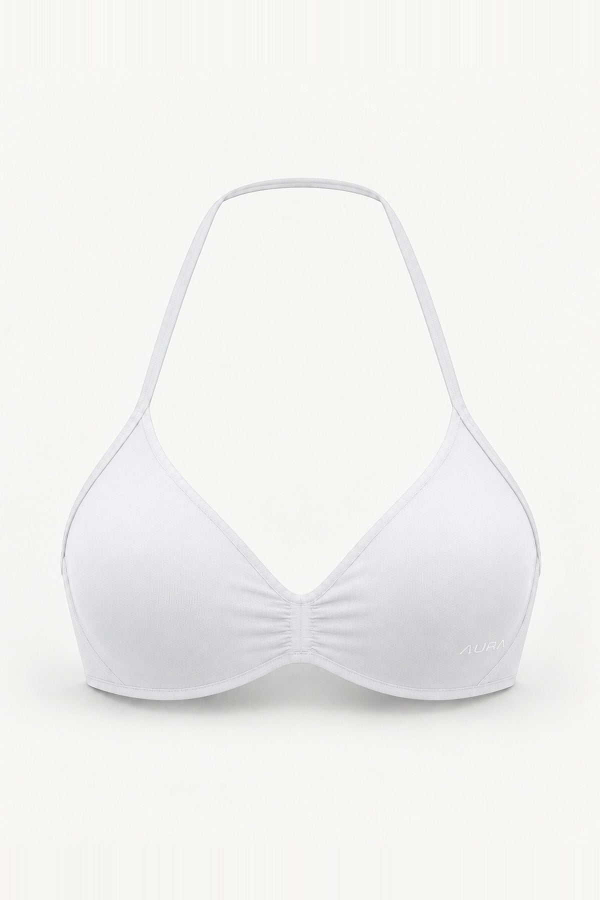 Form Micro Bra, White ghost mannequin