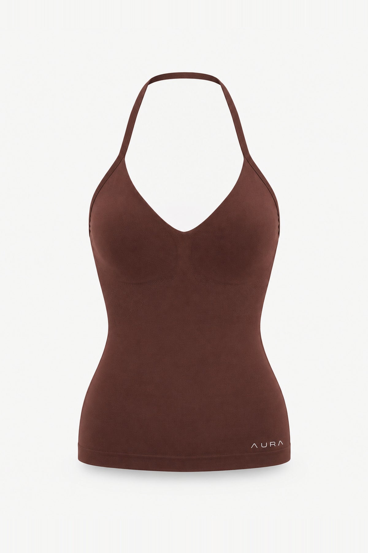 Form Strappy Tank, Cocoa ghost mannequin