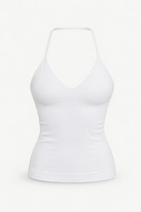 Form Strappy Tank, White ghost mannequin