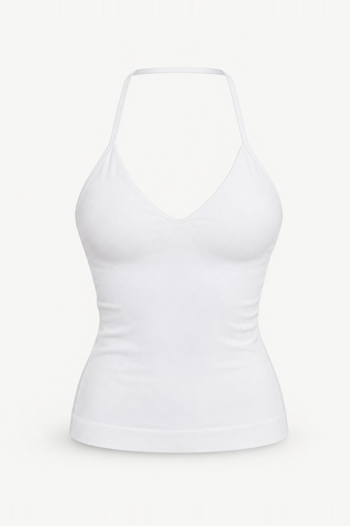 Form Strappy Tank, White ghost mannequin