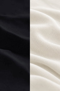 Form Black Ivory 2 Piece Set, Black Ivory fabric texture