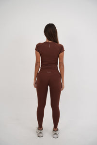 Form Scrunch Leggings, Cocoa