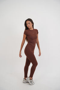 Form Scrunch Leggings, Cocoa