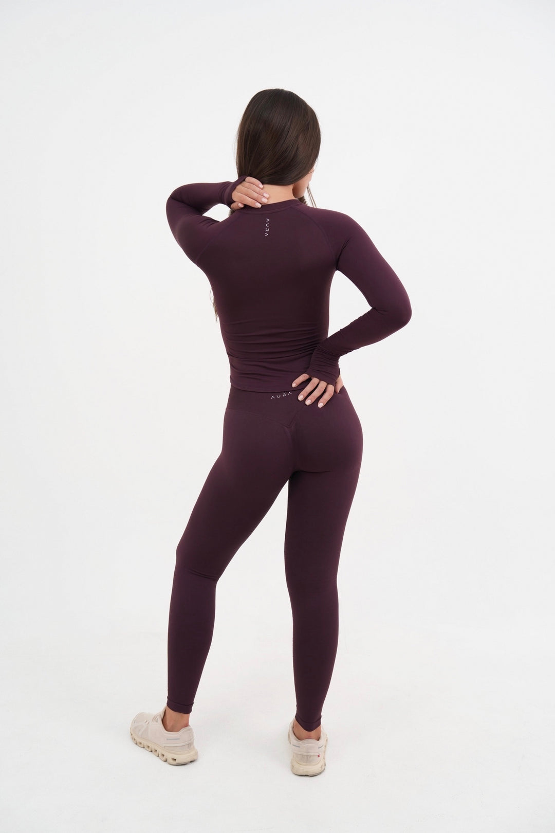 Form Scrunch Leggings, Merlot