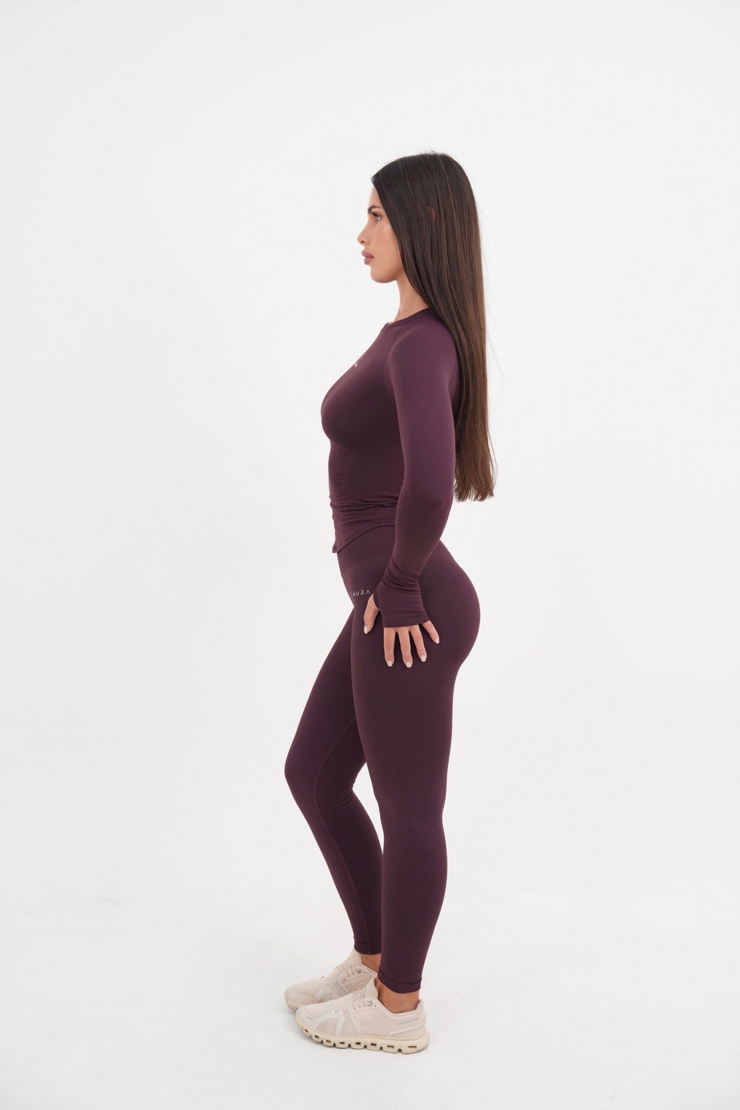 Form Scrunch Leggings, Merlot