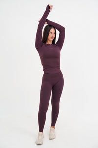 Form Scrunch Leggings, Merlot