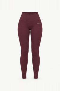 Form Scrunch Leggings, Merlot ghost mannequin