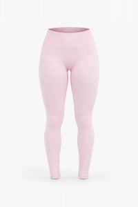 Form Scrunch Leggings, Pink Blush ghost mannequin