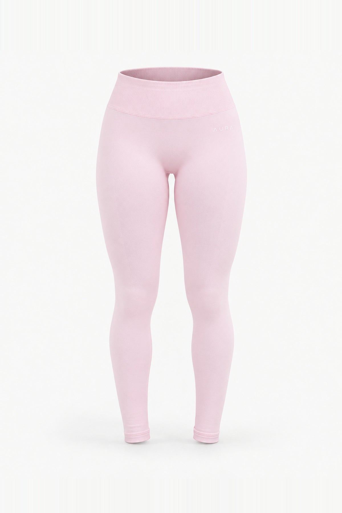 Form Scrunch Leggings, Pink Blush ghost mannequin