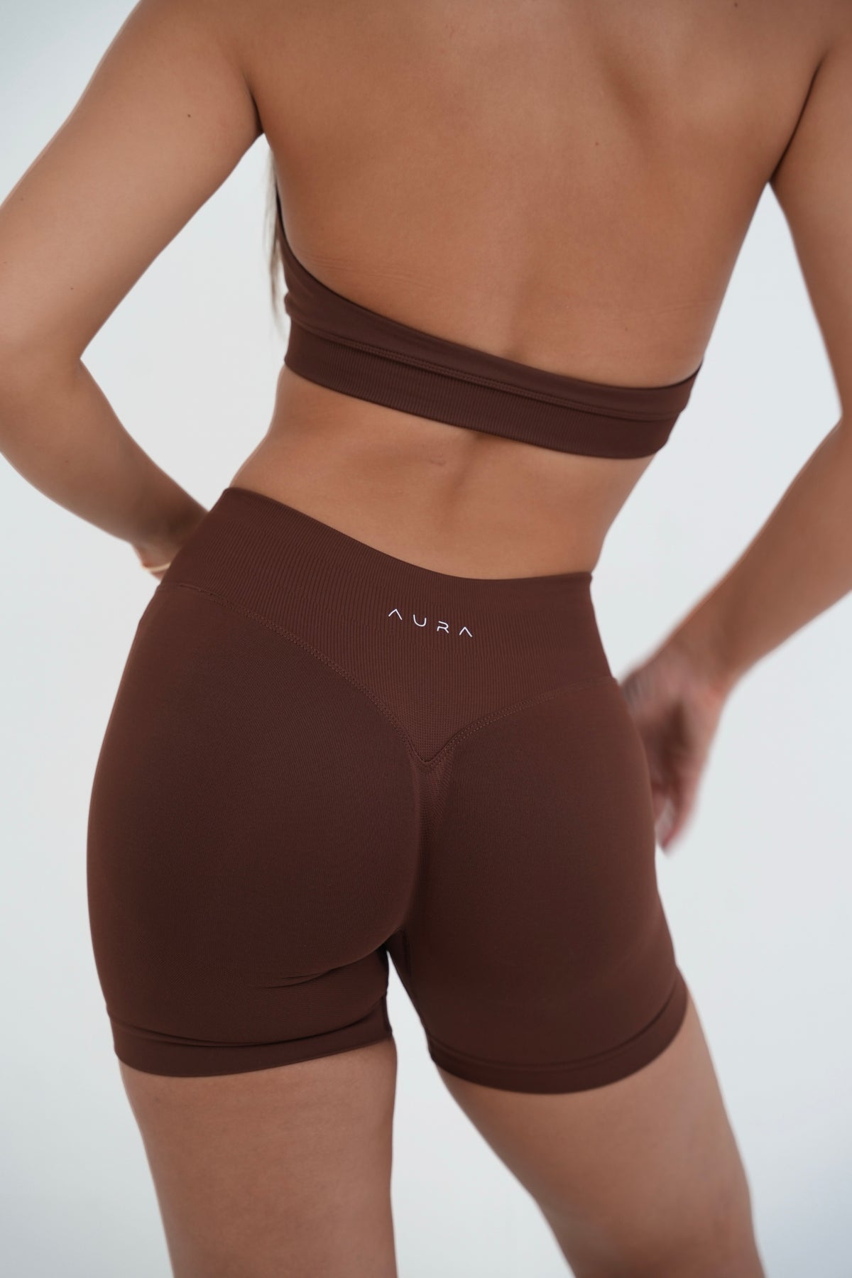 Form Scrunch Shorts, Cocoa
