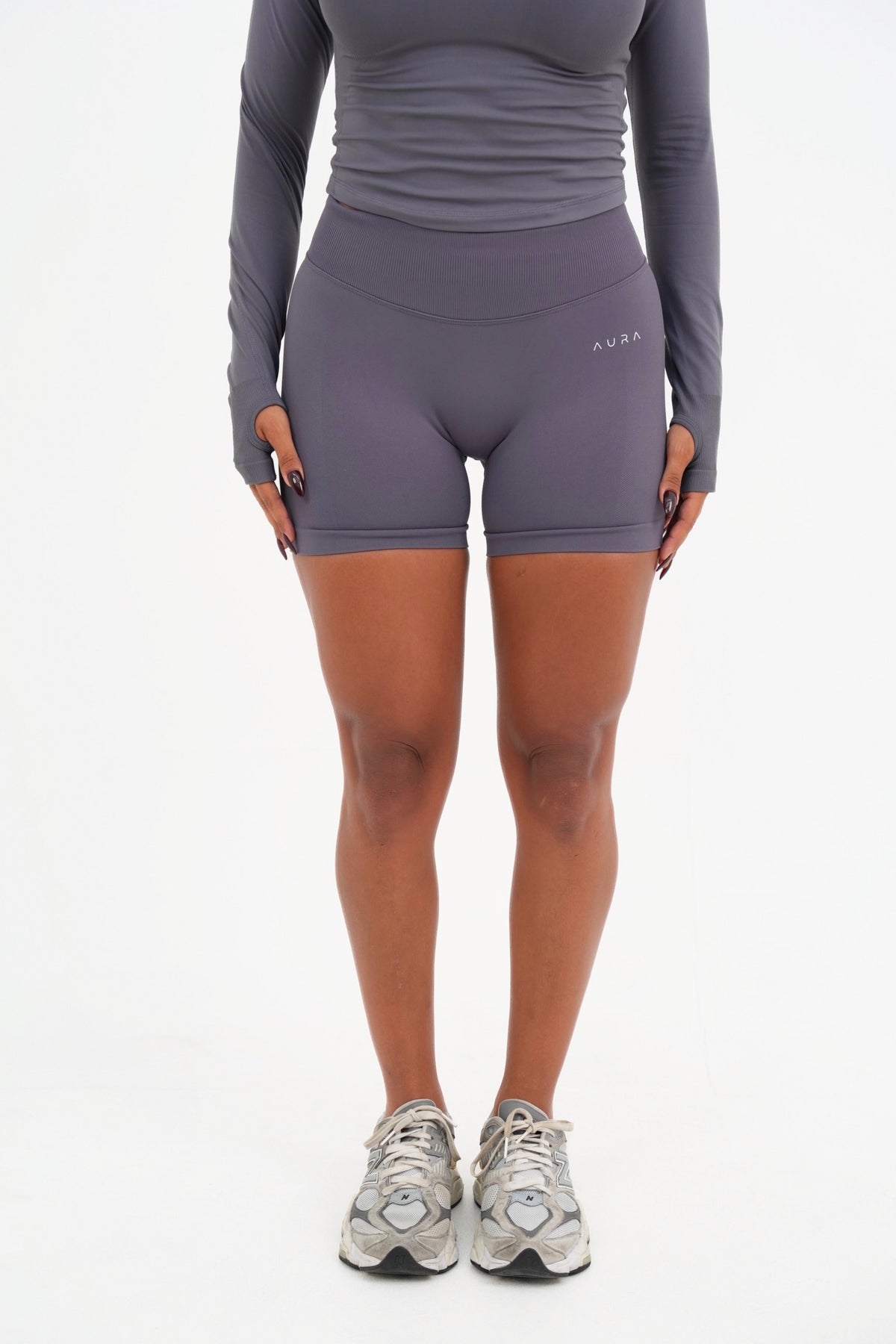 Form Scrunch Shorts, Dusk