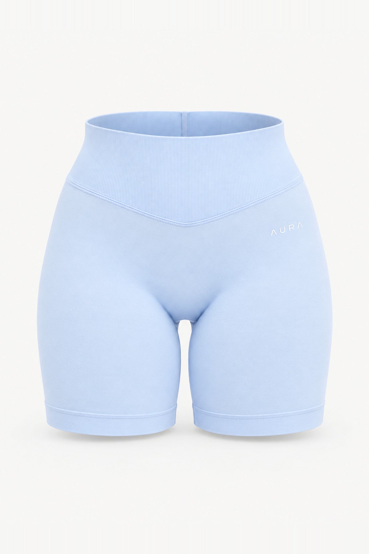 Form Scrunch Shorts, Lagoon ghost mannequin