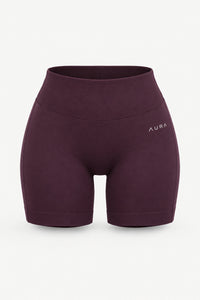 Form Scrunch Shorts, Merlot ghost mannequin