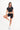 Form Cropped Tee, Black