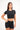 Form Cropped Tee, Black