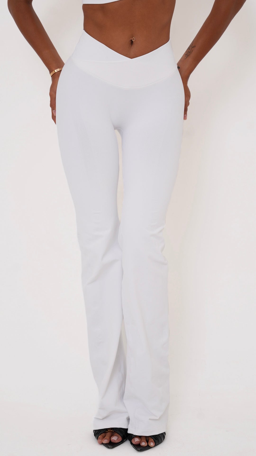 Form Flare Pants — White