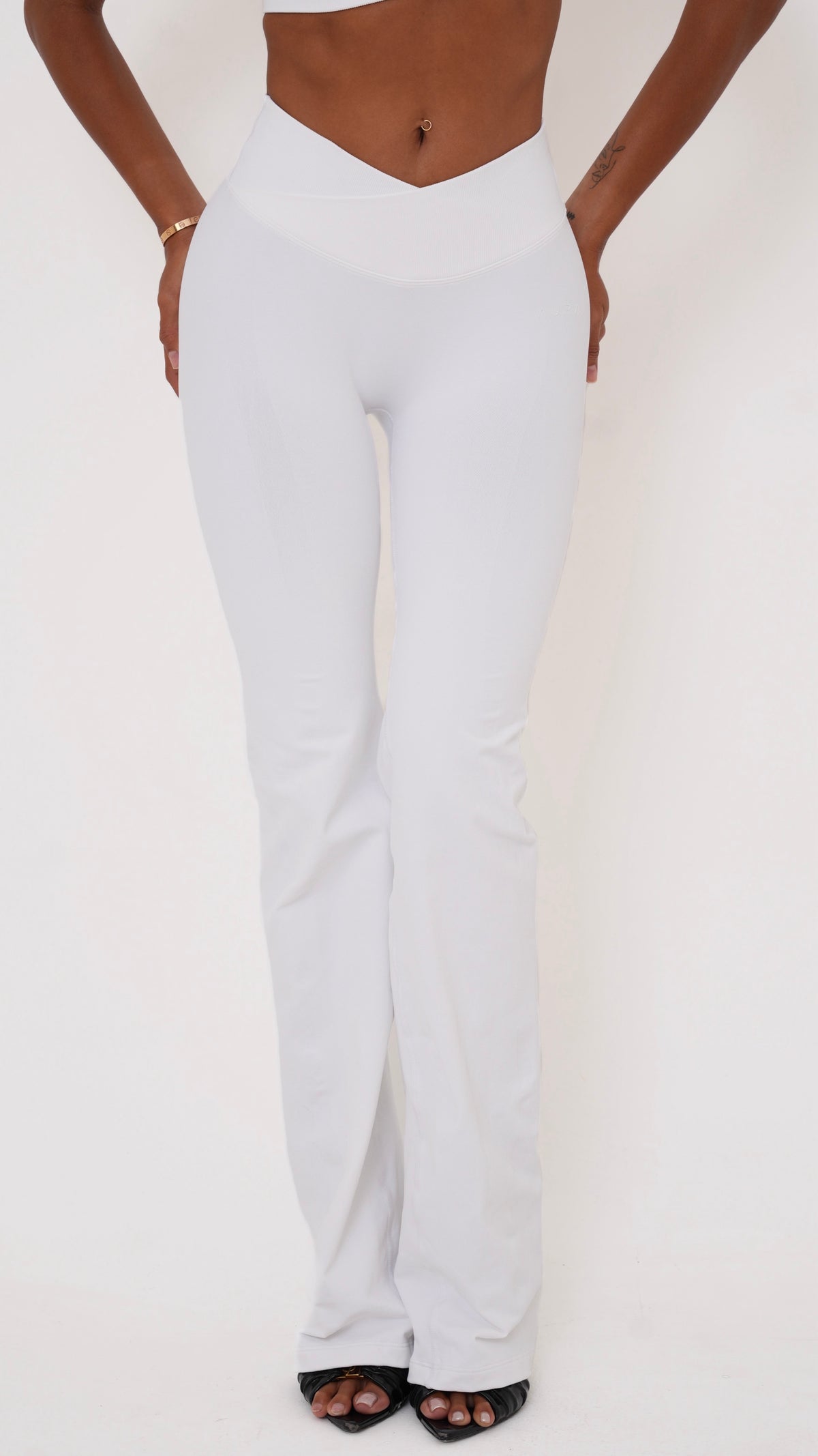 Form Flare Pants — White