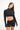 Form Cropped Half Zip Jacket, Black