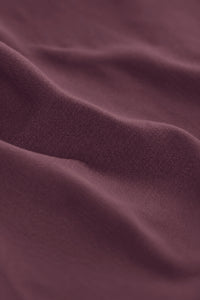 Form Cropped Half Zip Jacket, Merlot fabric texture