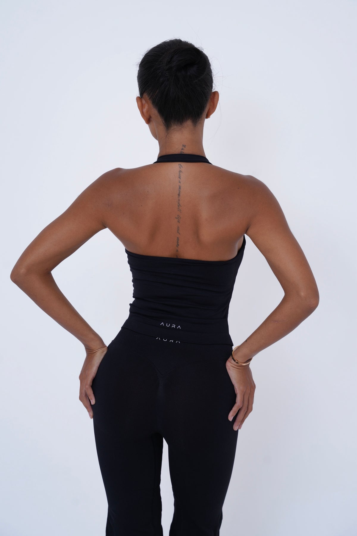Form Halter Top — Black