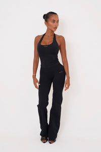 Form Halter Top — Black