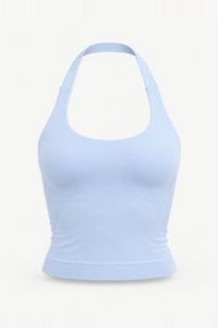 Form Halter Tank, Lagoon ghost mannequin