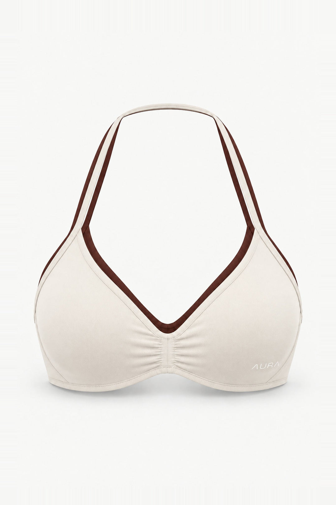 Form Layered Micro Bra Set, Ivory Cocoa ghost mannequin