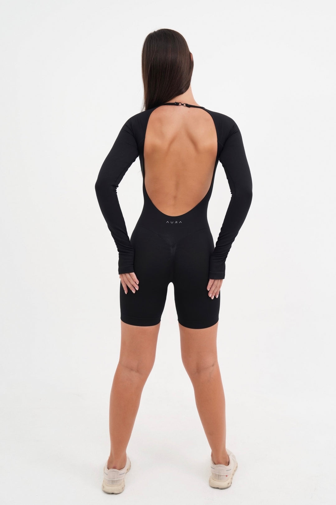 Form Long Sleeve Jumpsuit, Black