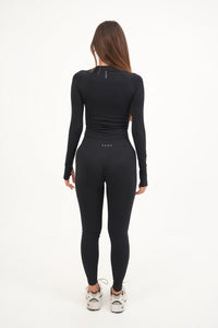 Form Fitted Long Sleeve, Black
