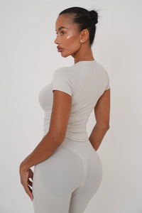 Form Short Sleeve — Ivory
