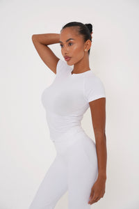 Form Short Sleeve — White