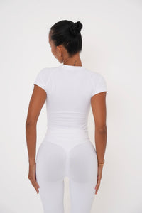Form Short Sleeve — White