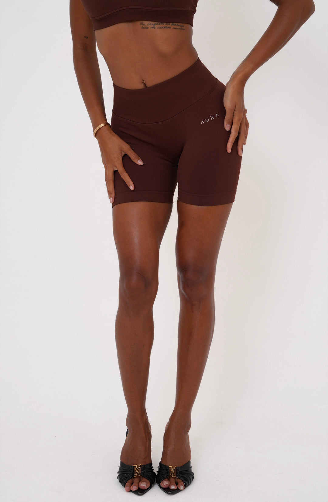 Form Scrunch Shorts, Cocoa