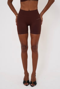 Form Scrunch Shorts, Cocoa