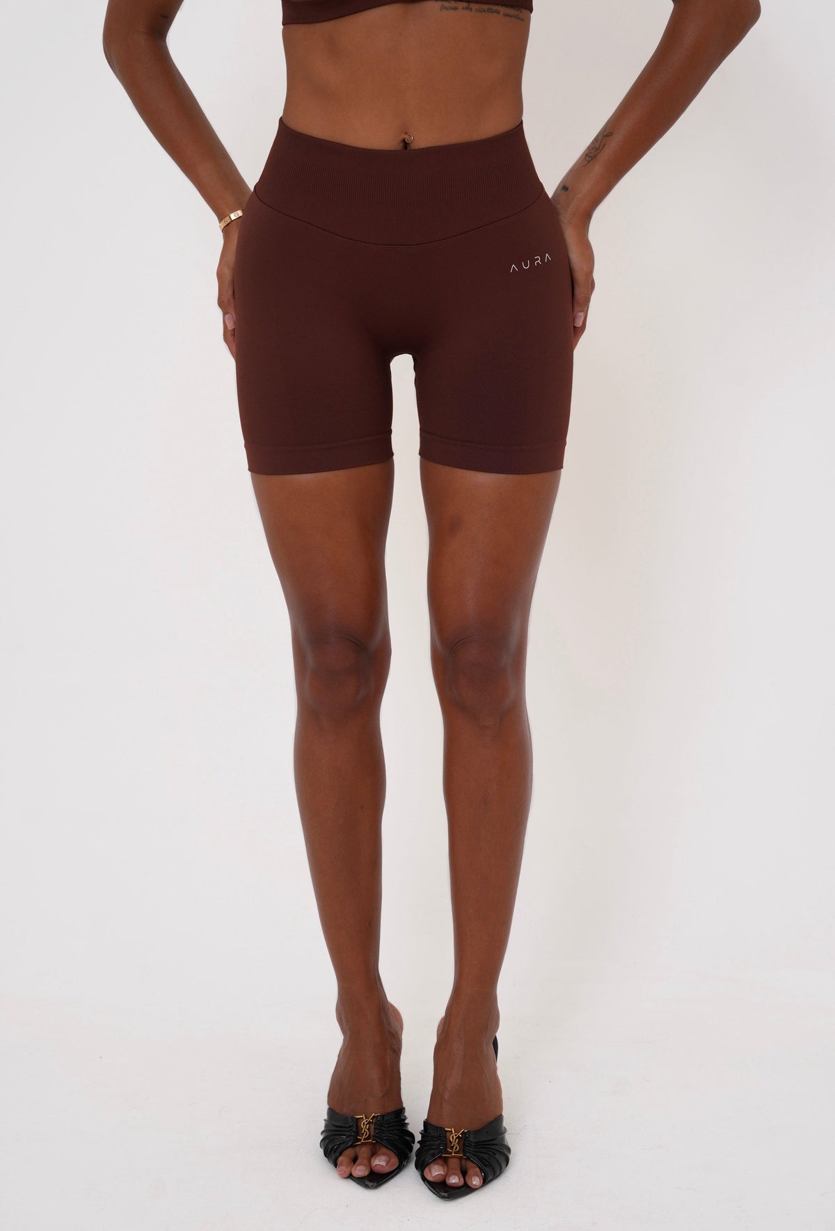 Form Scrunch Shorts, Cocoa