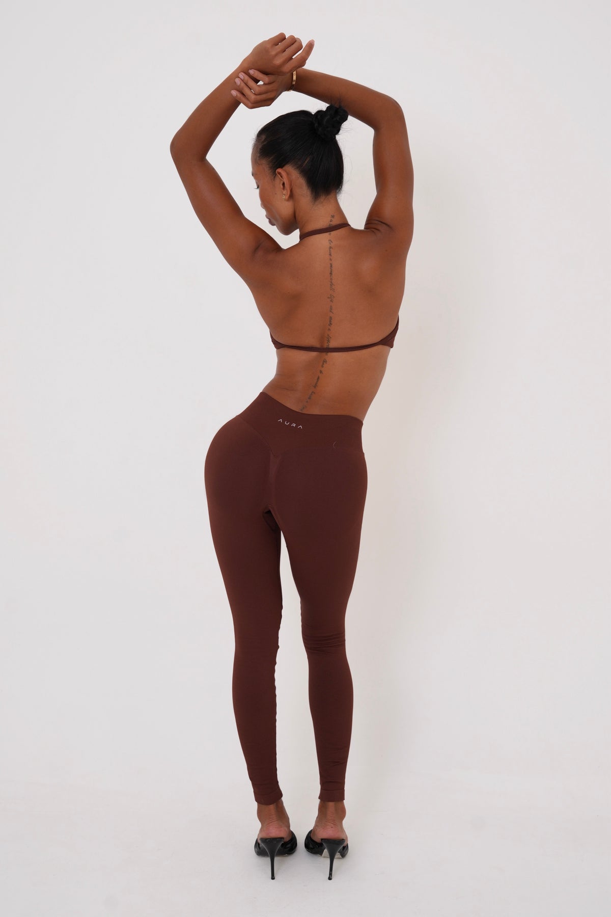 Form Strappy Bra — Cocoa
